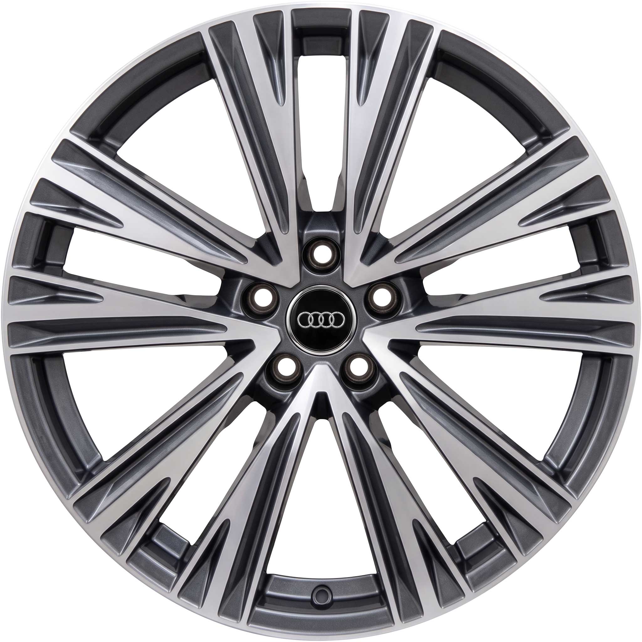 Audi 5 V Spoke [A6 4K] Anthracite with Diamond Cut Alloy Wheel Product Image #1