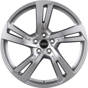 Audi 5 Double Spoke S [A7 4K8] Dark Galvanic Silver Alloy Wheel for Audi A7 & S7 C8 (4K) - Sizes 20in