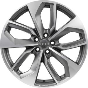 Grey Audi Sport 5 Double Spoke Edge alloy wheel