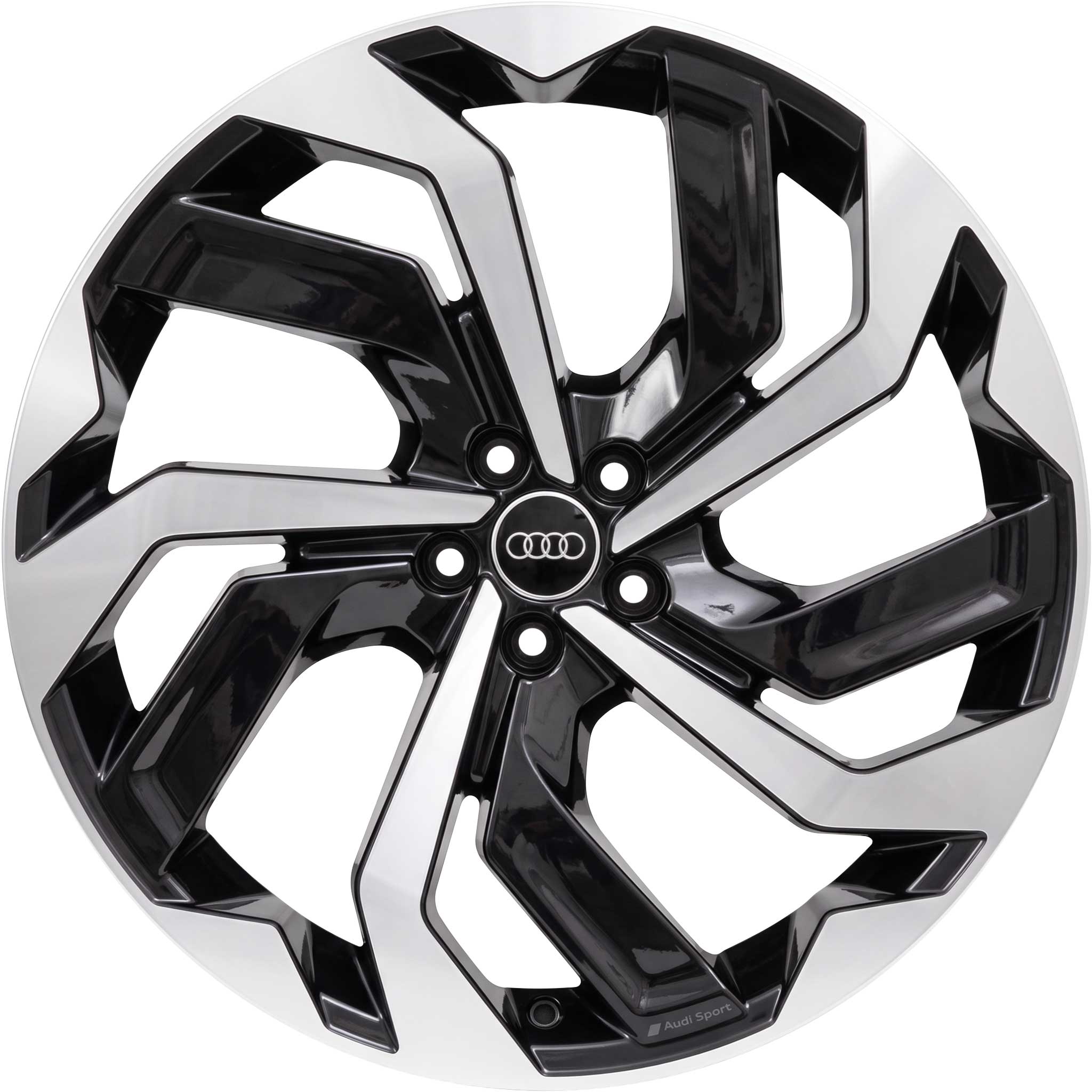 Audi Sport 10 Spoke Rotor [Q8 4KE] Anthracite Black with Diamond Cut Alloy Wheel Product Image #1