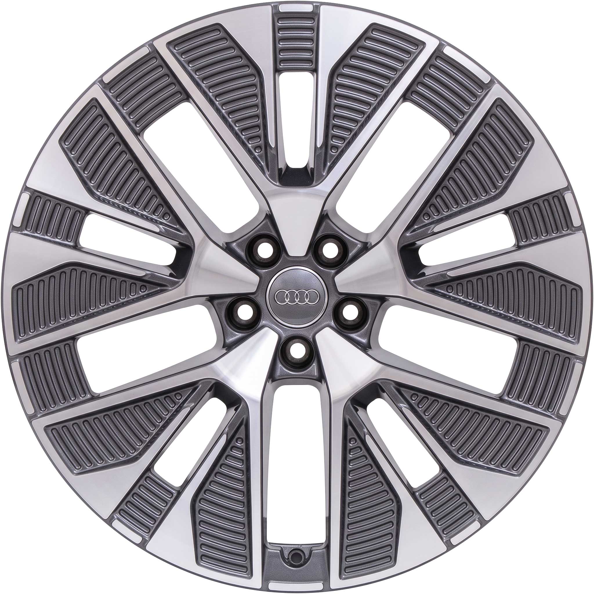 Audi 5 Arm Aero [Q8 4KE] Graphite Grey with Diamond Cut Alloy Wheel Product Image #1