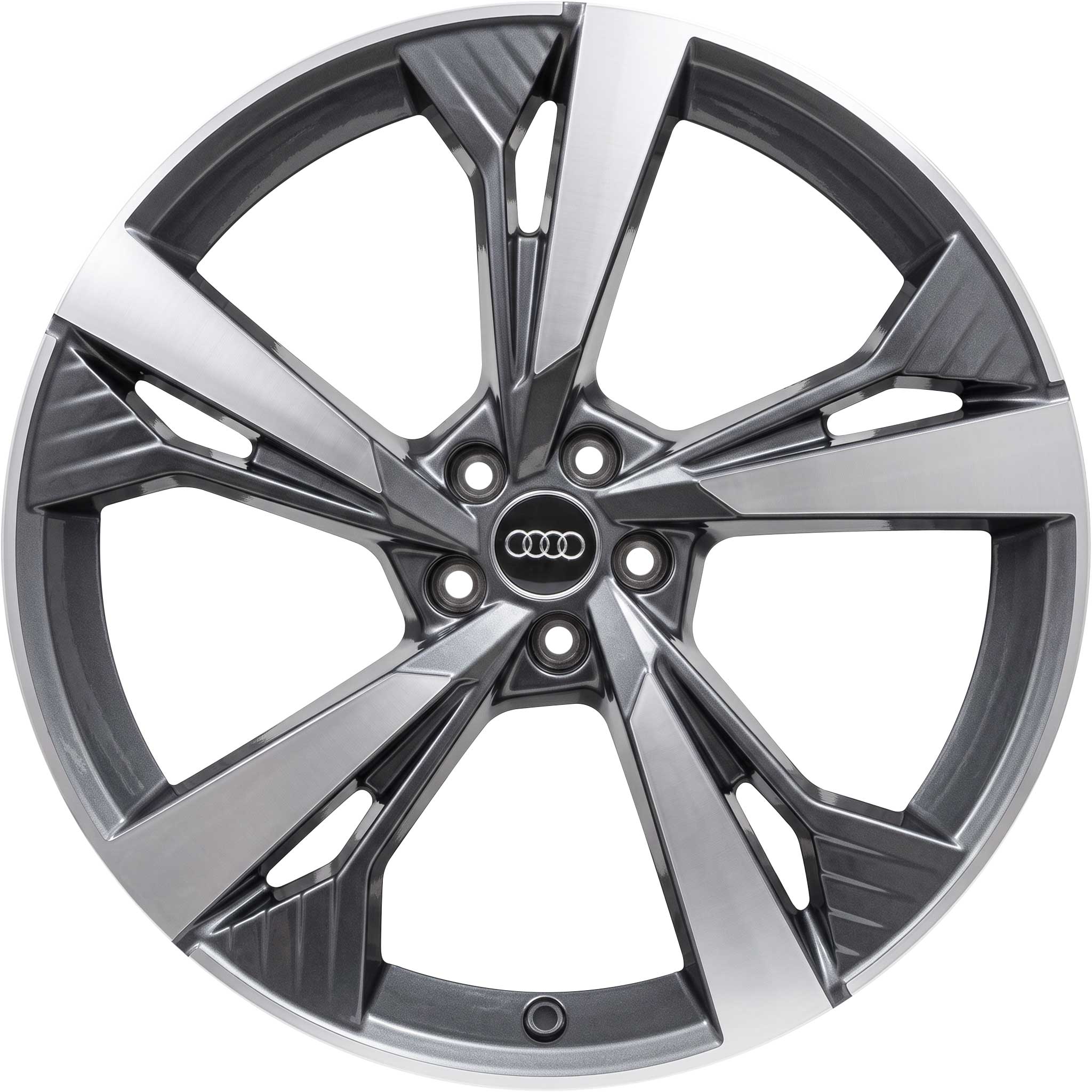 Audi 5 Arm Star S [Q8 4KE] Graphite Grey with Diamond Cut Alloy Wheel Product Image #1
