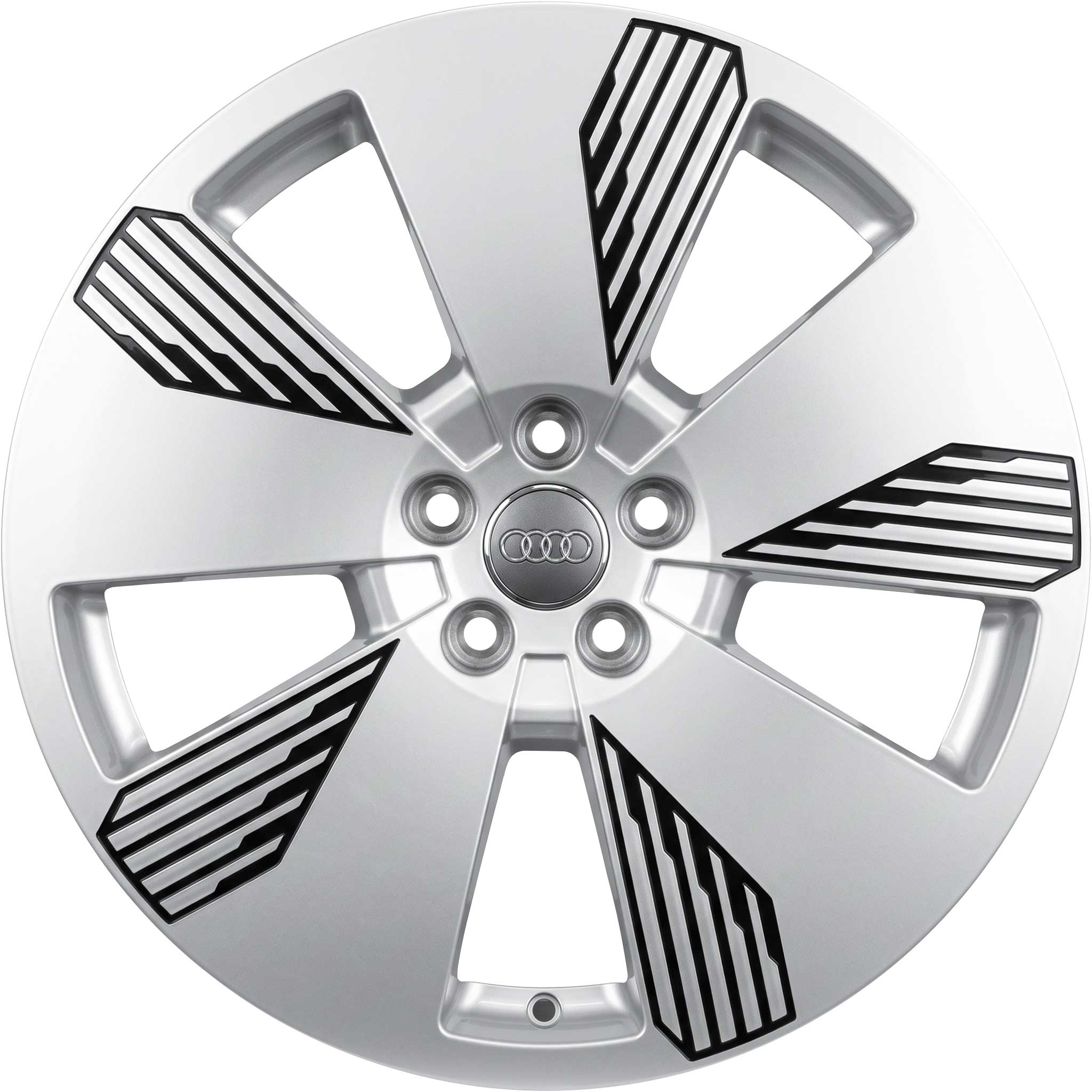 Audi 5 Arm Aero [Q8 4KE] Diamond Silver Alloy Wheel Product Image #1