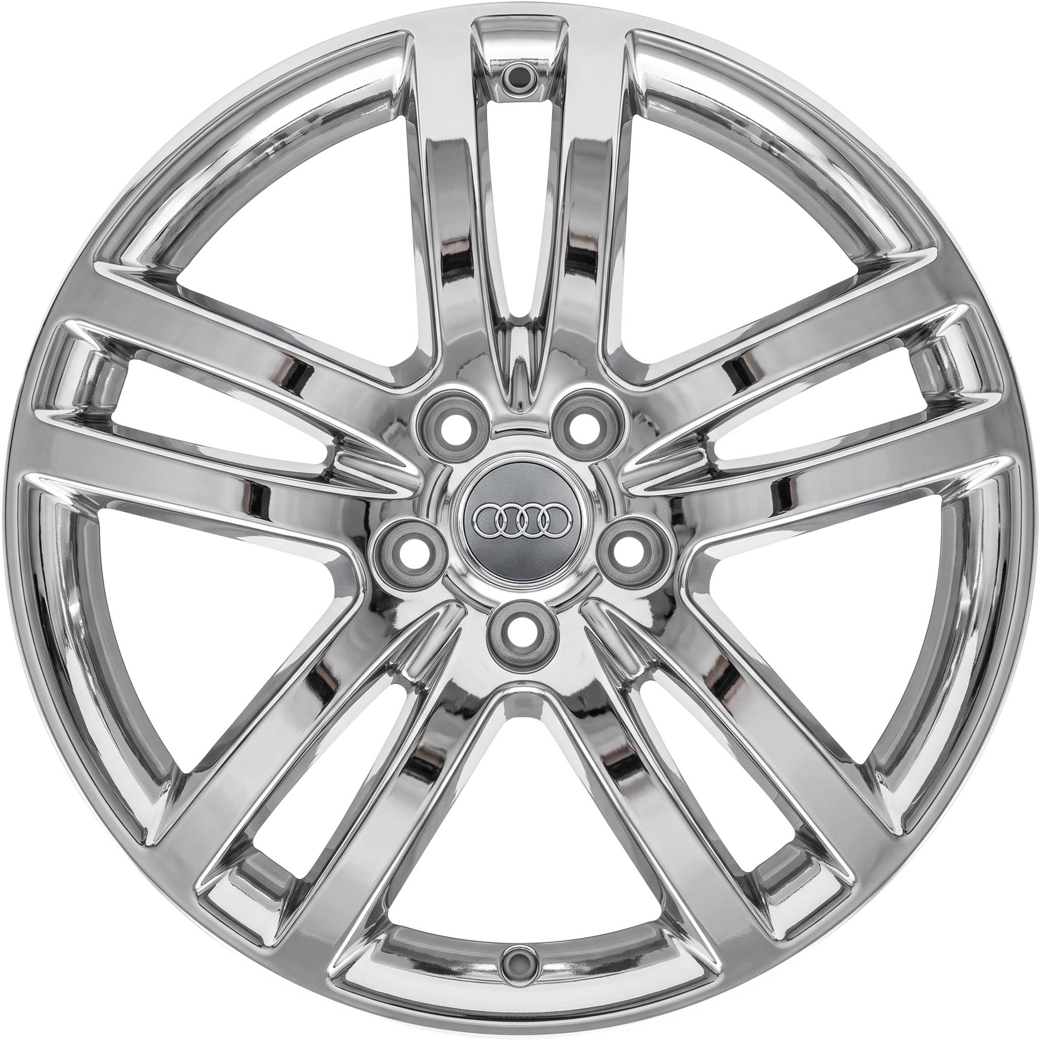 Audi 10 Spoke [Q7 4L] Diamond Silver Alloy Wheel Product Image #1