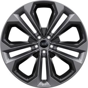21" Audi Sport 5 Double Spoke Module [Q7 4M] Dark Matt Grey alloy wheel