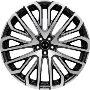 22" Audi RS Multi Spoke [Q7 4M] Phantom Black with Diamond Cut alloy wheel