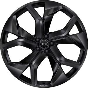 23" Audi Sport 5 Y Rotor [Q8 4M8] Gloss Black alloy wheel