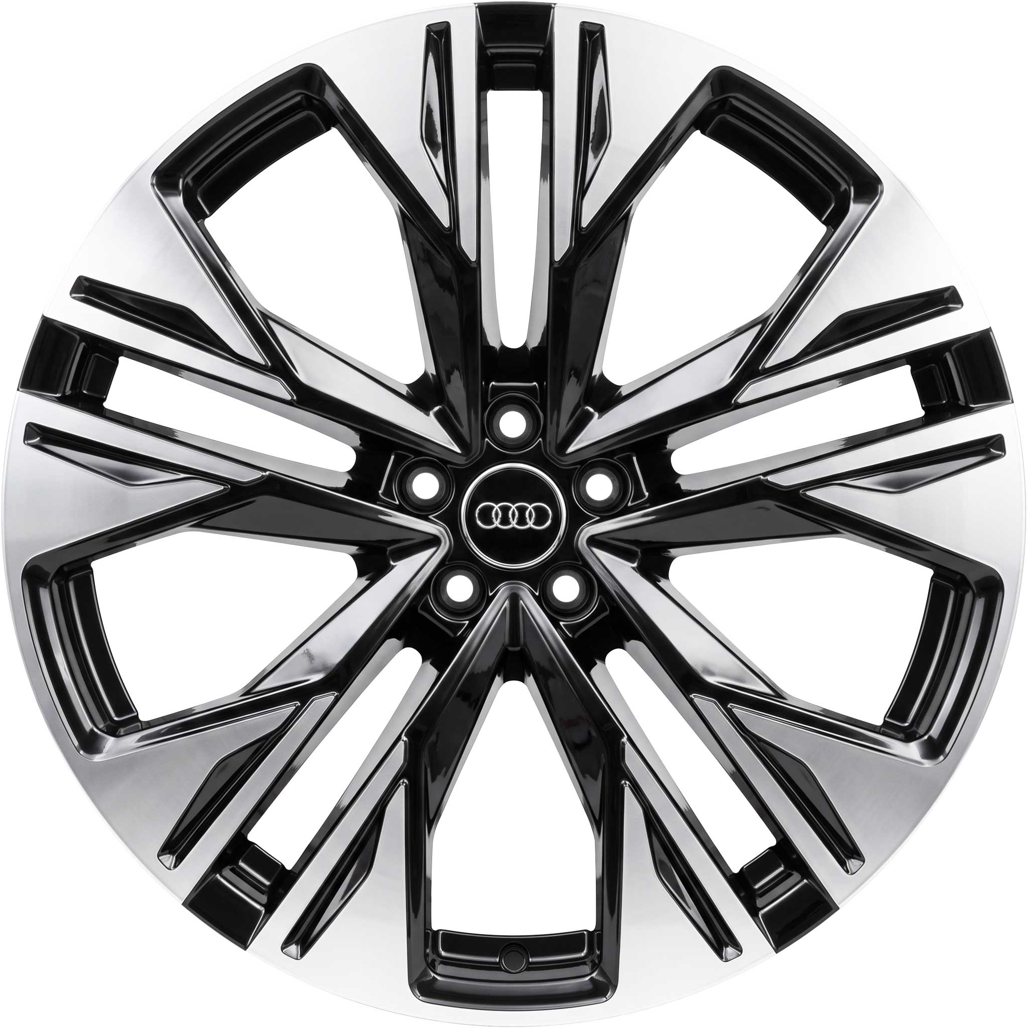Audi 10 Spoke [Q8 4M8] Graphite Grey with Diamond Cut Alloy Wheel Product Image #1