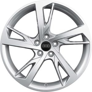 Audi 5 Spoke Blade [TT 4N] Diamond Silver Alloy Wheel for Audi A8 & S8 D5 (4N) - Sizes 19in, 20in