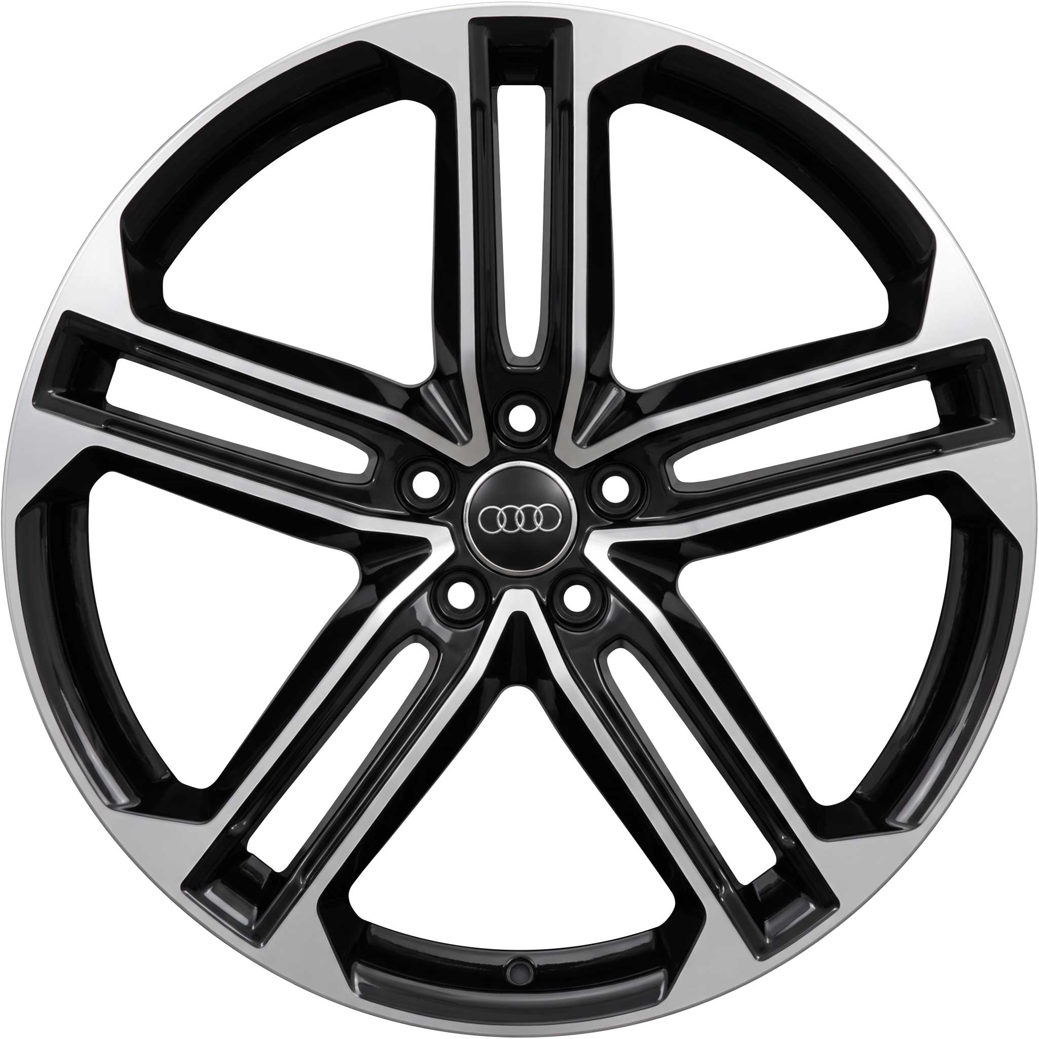 Audi 5 Twin Spoke [TT 4N] Phantom Black with Diamond Cut Alloy Wheel Product Image #1
