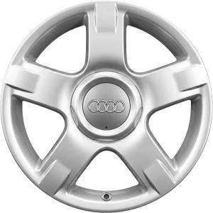 16" Audi 5 Spoke AR Silver alloy wheel
