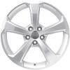 Audi 5 Spoke [Q5 80A] Diamond Silver Wheel Img 1