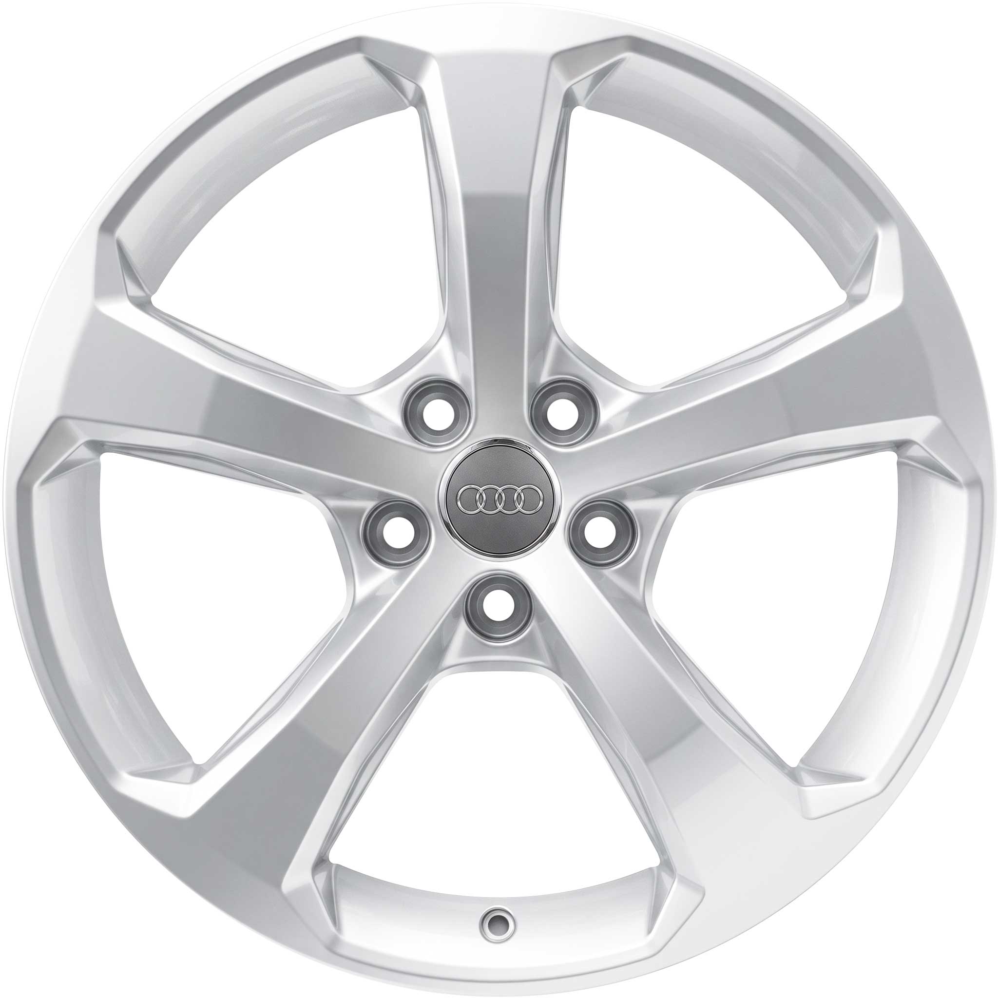 Audi 5 Spoke [Q5 80A] Diamond Silver Alloy Wheel Product Image #1
