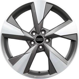 Audi 5 Arm Pylon [Q5 80A] Titanium Grey with Diamond Cut Alloy Wheel for Audi Q5 & SQ5 80A FY - Sizes 19in