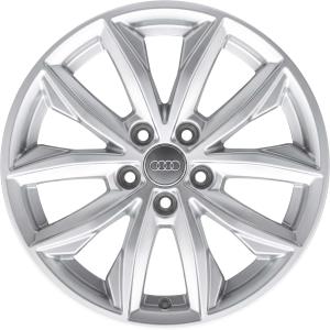 Audi 10 Spoke [Q5 80A] Diamond Silver Alloy Wheel for Audi Q5 & SQ5 80A FY - Sizes 17in