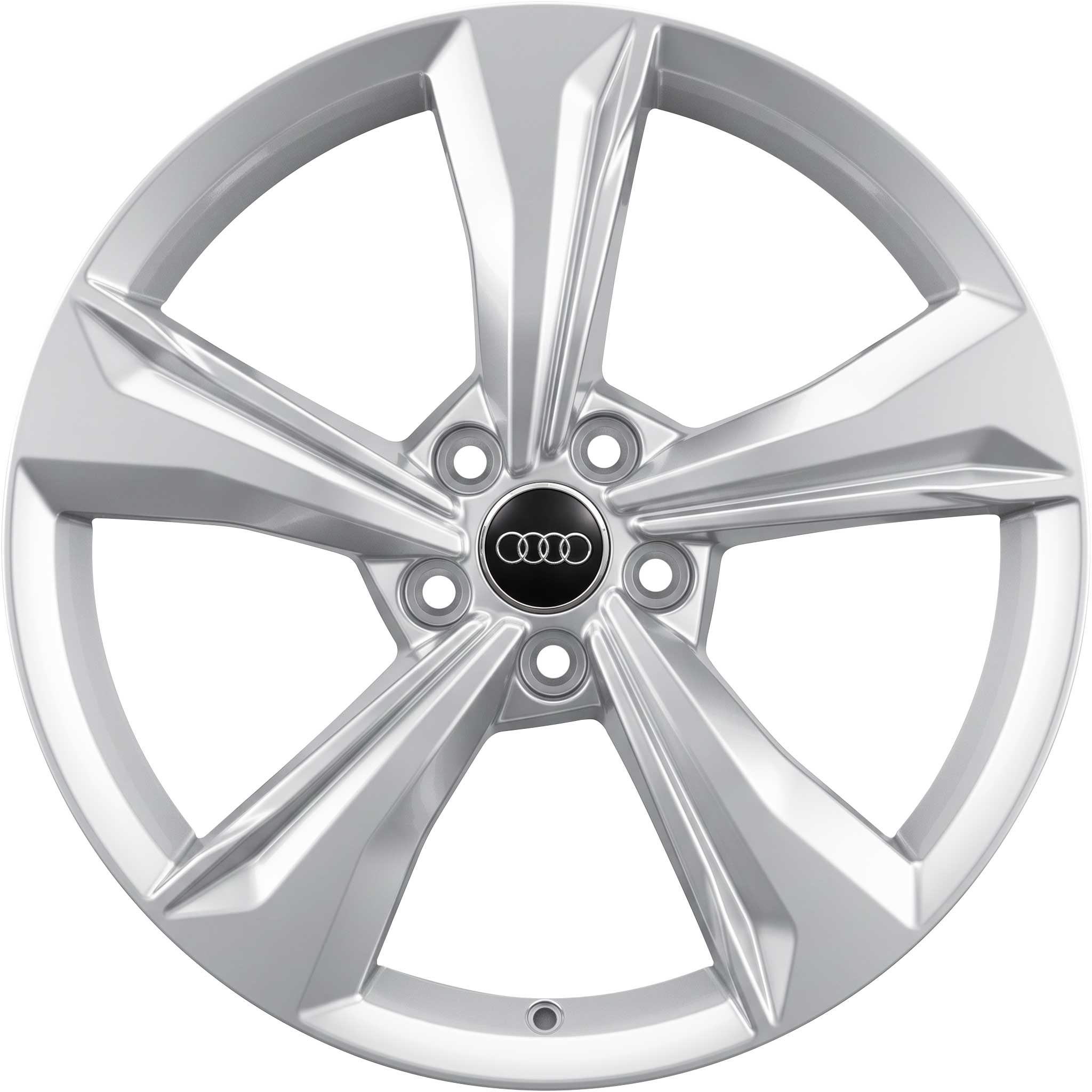Audi 5 Spoke Dynamic [Q5 80A] Diamond Silver Alloy Wheel Product Image #1