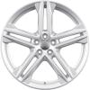 Audi 5 Double Spoke Star [Q5 80A] Diamond Silver Wheel Img 1