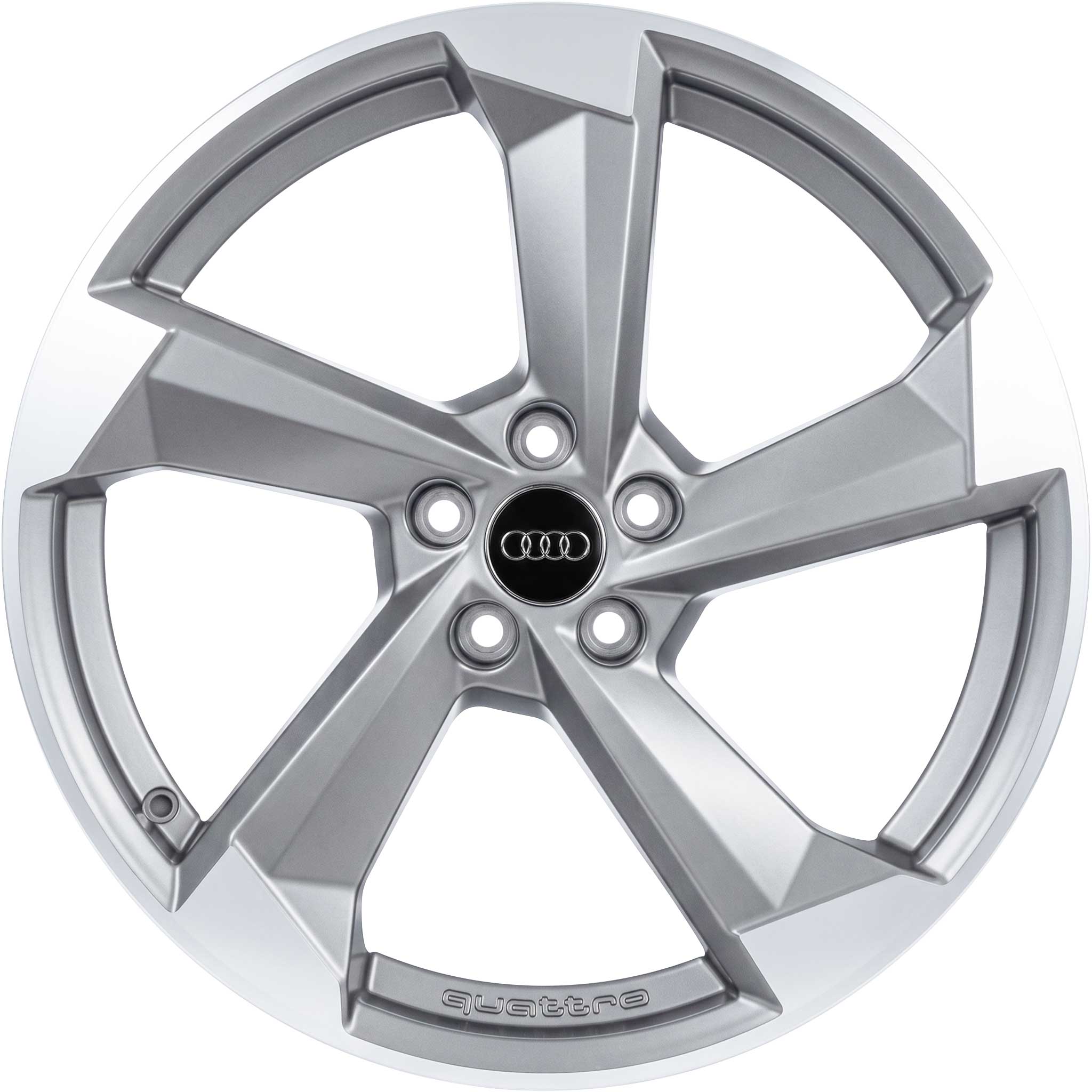 Audi 5 Arm Turbine [Q5 80A] Platinum with Diamond Cut Alloy Wheel Product Image #1