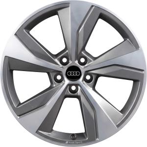 Grey Audi Sport 5 Arm Turbine alloy wheel