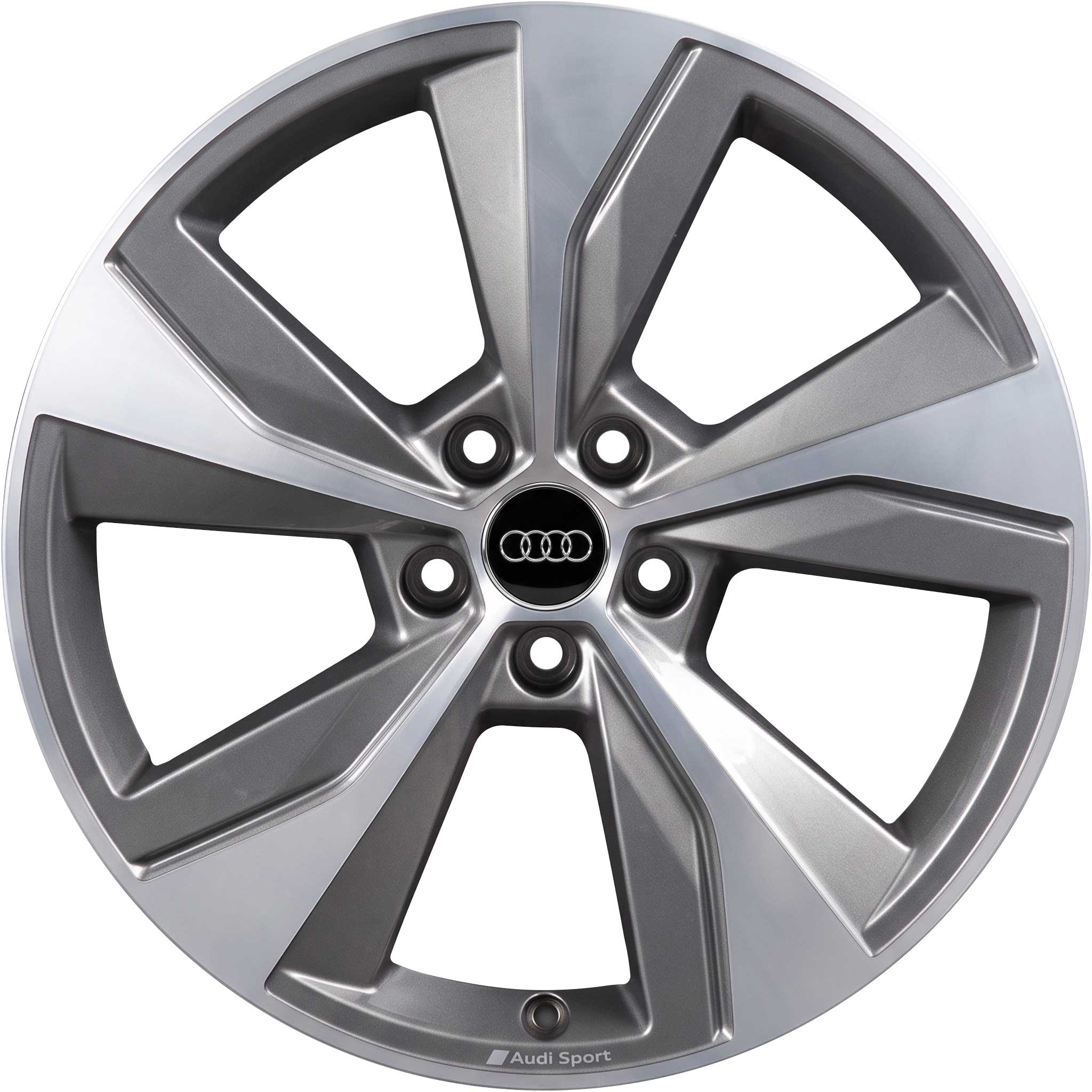 Audi Sport 5 Arm Turbine [Q2 81A] Titanium Grey with Diamond Cut Alloy Wheel Product Image #1