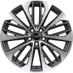 Audi Sport 5 V Double Spke [Q2 81A] Graphite Grey with Diamond Cut Alloy Wheel for Audi Q2 & SQ2 81A GA - Sizes 19in
