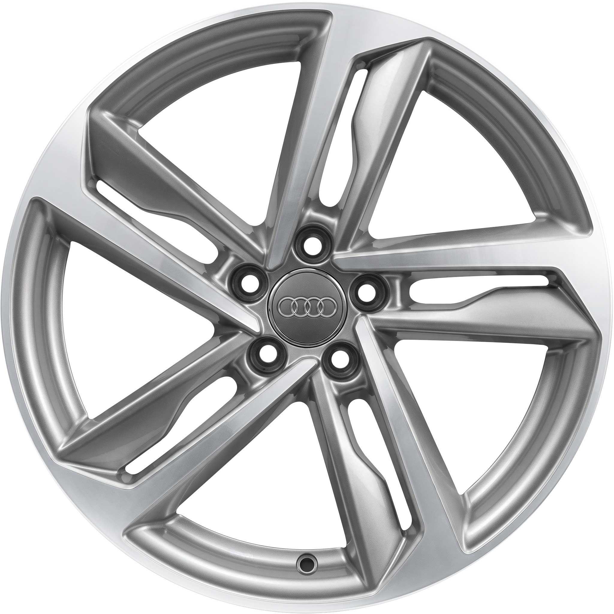 Audi 5 Double Spoke S [A1 82A] Graphite Grey with Diamond Cut Alloy Wheel Product Image #1
