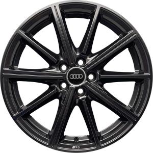 Audi 5 Double Spoke S [A1 82A] Phantom Black with Diamond Cut Alloy Wheel - Sizes 17in