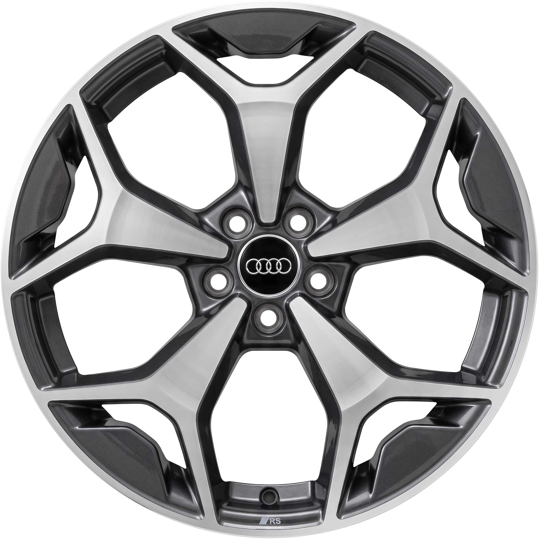 Audi 5 Y Spoke [A1 82A] Painted with Diamond Cut Alloy Wheel Product Image #1