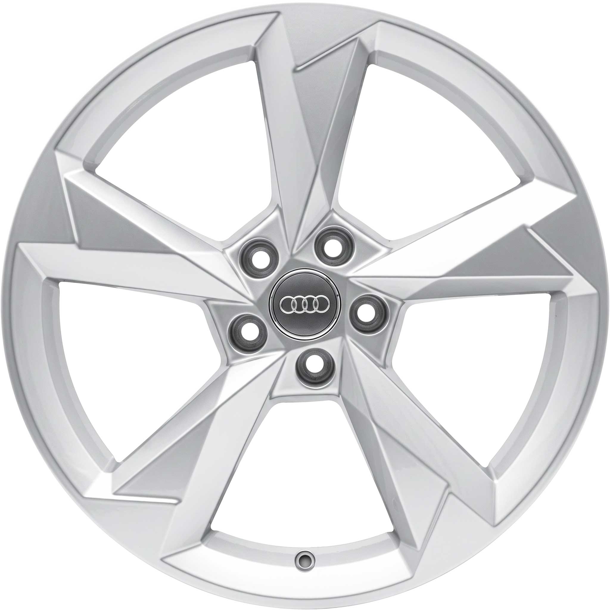 Audi 5 Arm Dynamic [Q3 83A] Diamond Silver Alloy Wheel Product Image #1
