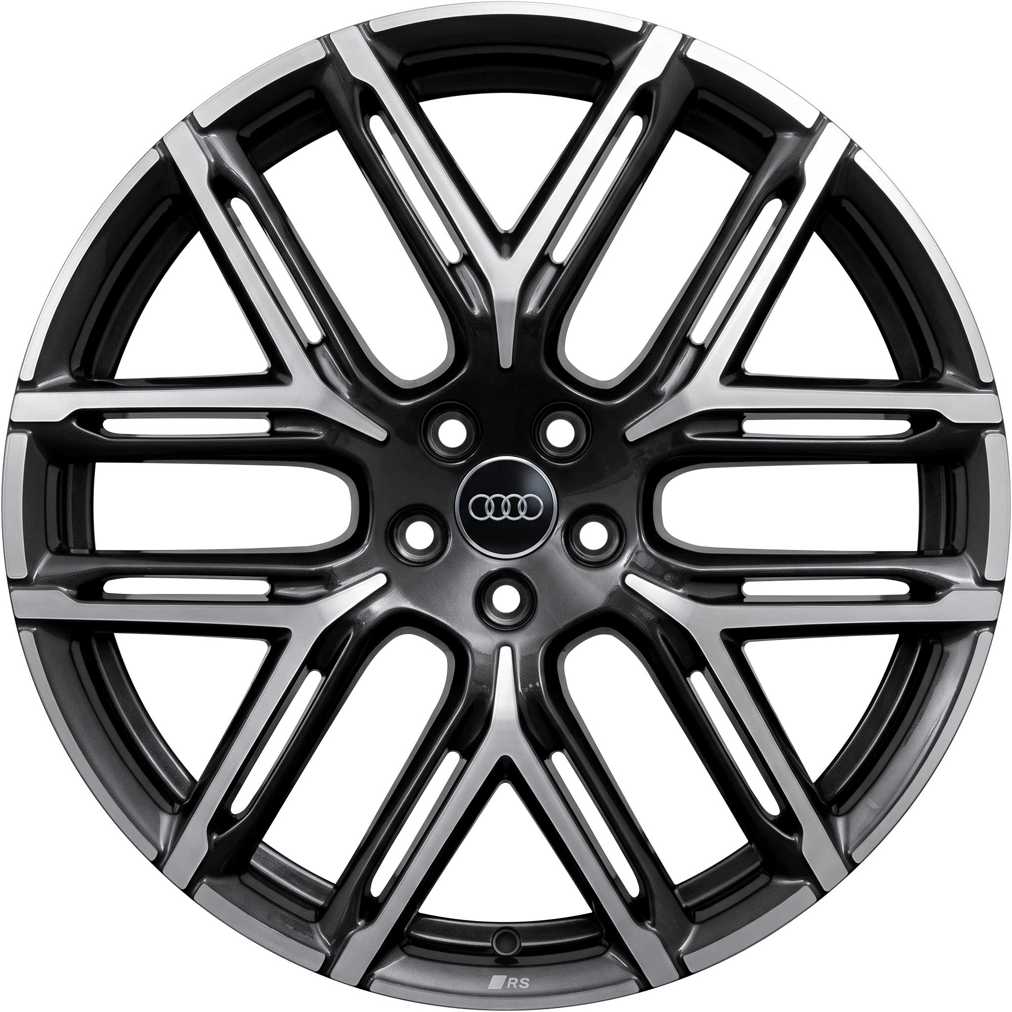 Audi RS Multi Spoke [Q3 83A] Phantom Black with Diamond Cut Alloy Wheel Product Image #1