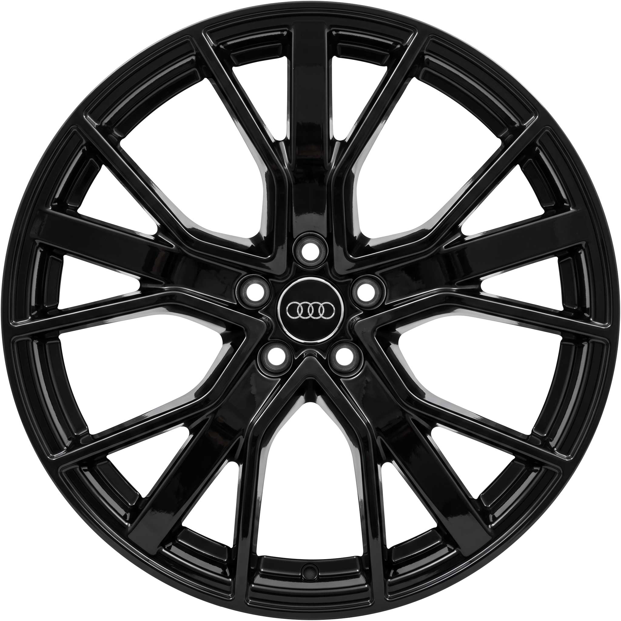Audi Sport 5 V Spoke Star [Q8 4KE] Gloss Black Alloy Wheel Product Image #1