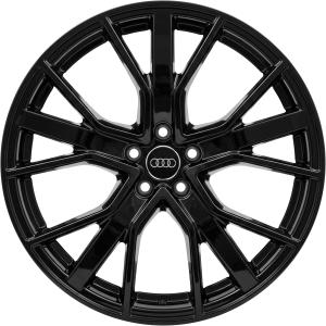 20" Audi Sport 5 V Spoke Star [Q3 83A] Gloss Black alloy wheel
