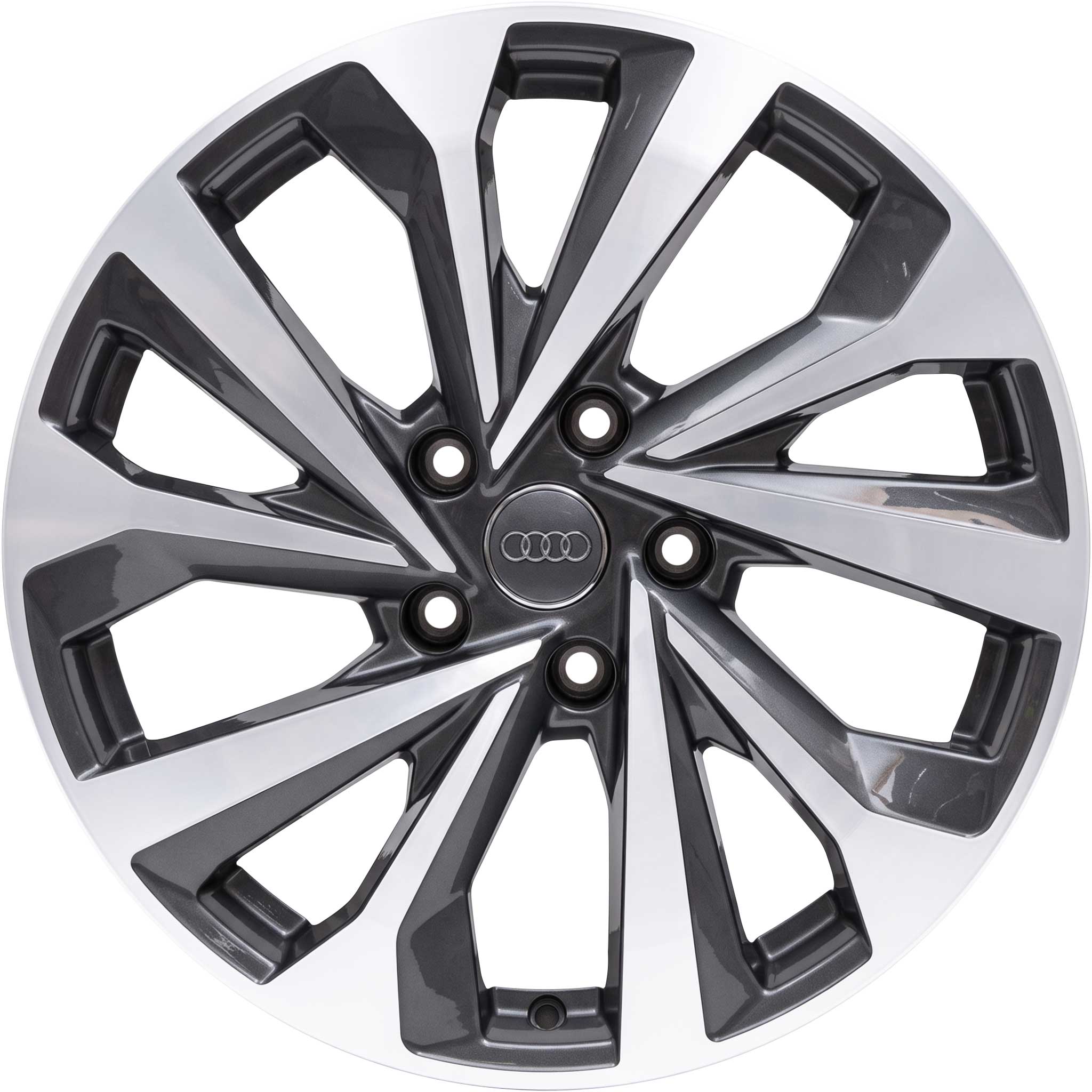 Audi 5 Double Arm Flag [Q6 85H] Graphite Grey with Diamond Cut Alloy Wheel Product Image #1