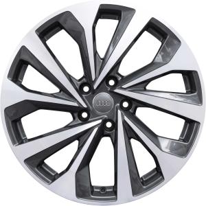 Grey Audi 5 Double Arm Flag alloy wheel