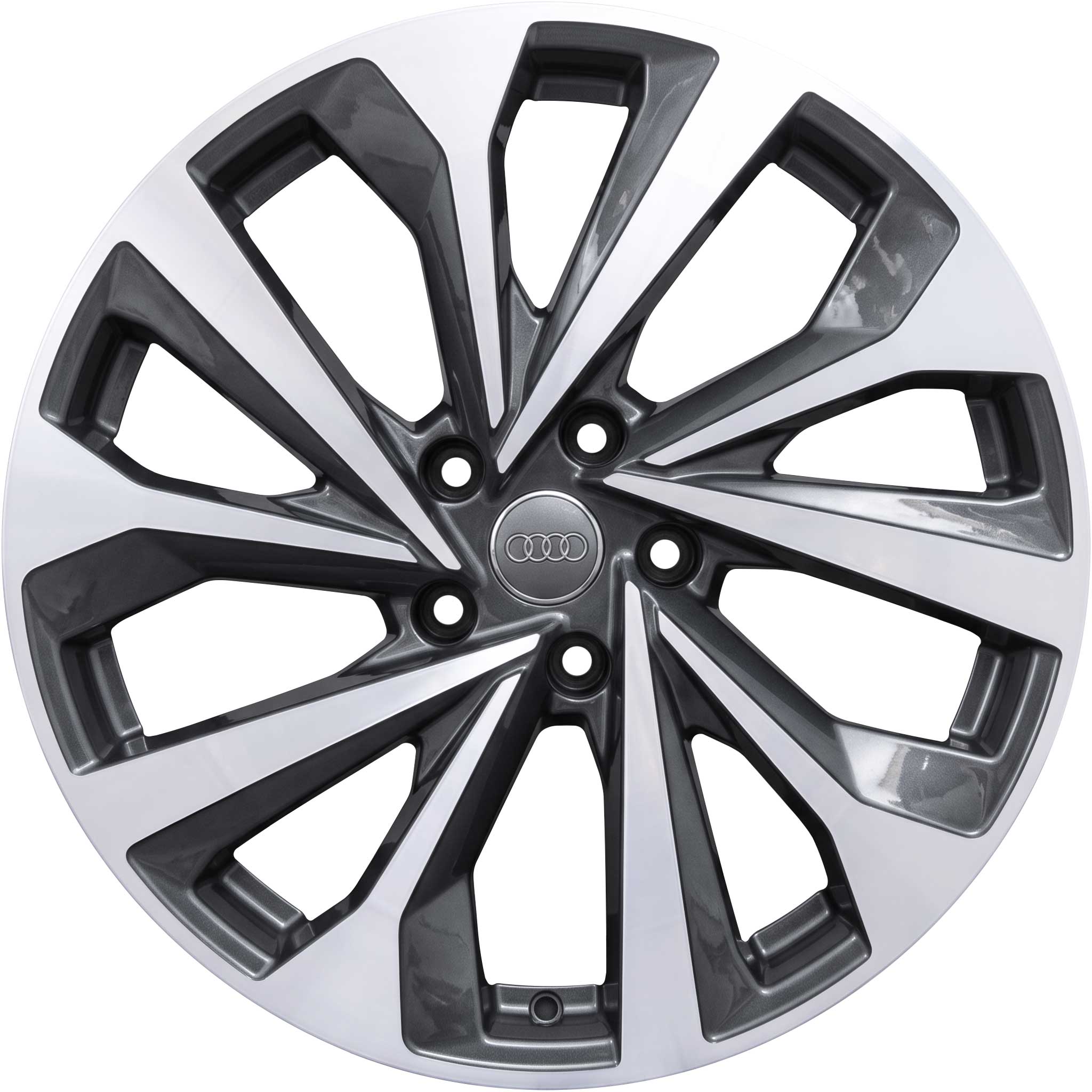 Audi 5 Double Arm Flag [Q6 85H] Graphite Grey with Diamond Cut Alloy Wheel Product Image #1