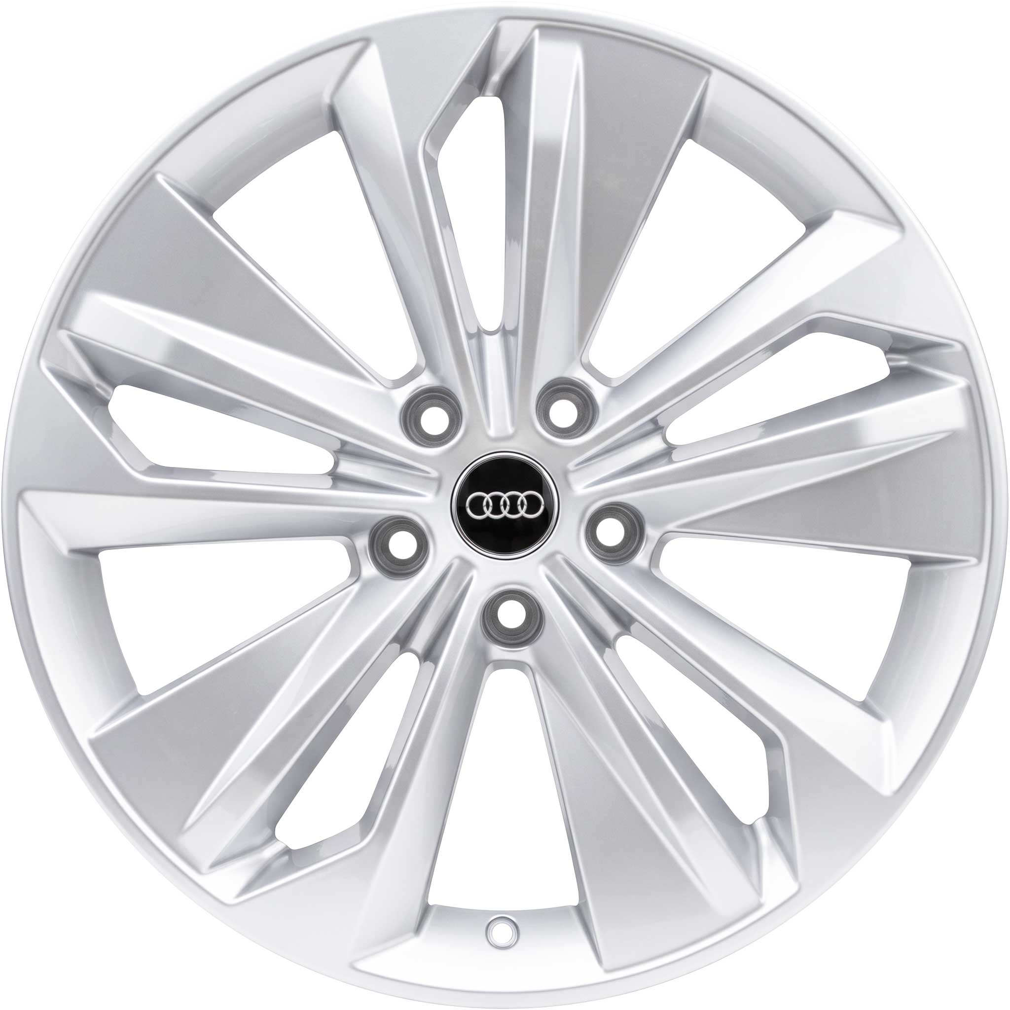Audi 5 Double Spoke Dynamic [Q6 85H] Diamond Silver Alloy Wheel Product Image #1