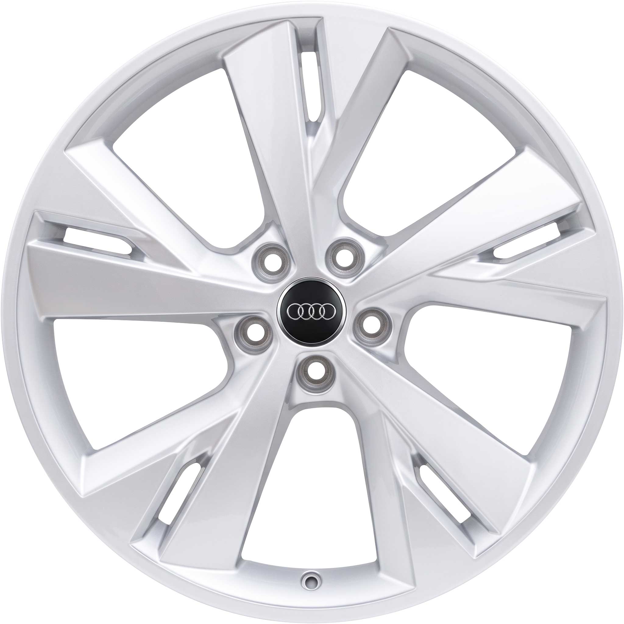Audi 5 Y Spoke [Q4 89A] Diamond Silver Alloy Wheel Product Image #1