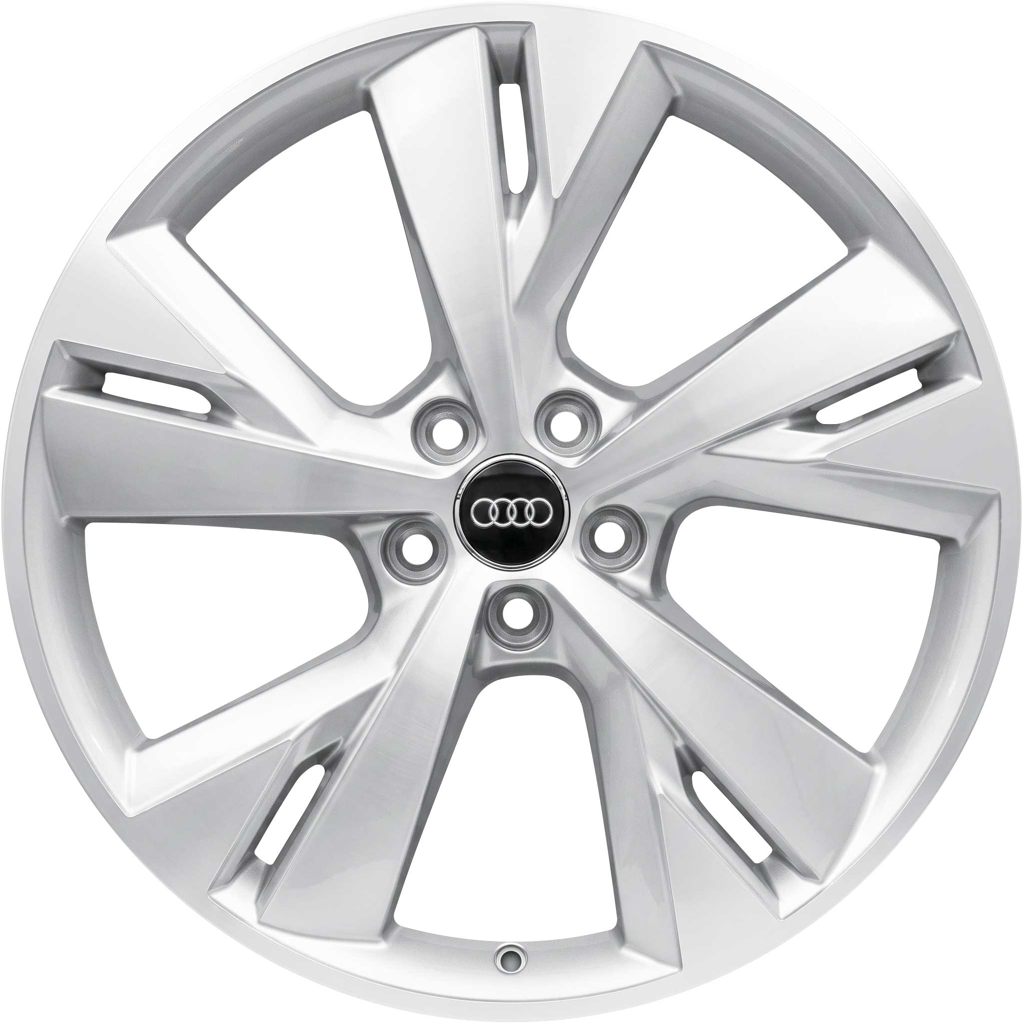 Audi 5 Y Spoke [Q4 89A] Diamond Silver Alloy Wheel Product Image #1