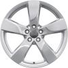 Audi 5 Arm HS Silver Polished Wheel Img 1