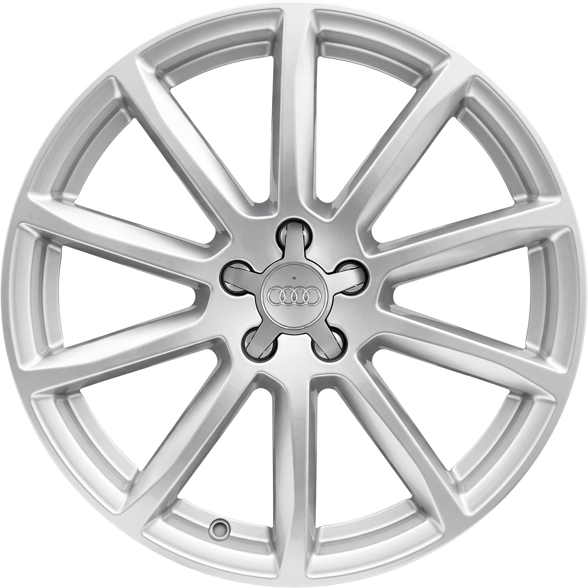 Audi Multi Spoke [A4 8K] Diamond Silver Alloy Wheel Product Image #1