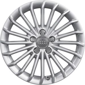 Audi 20 Multi Spoke [A4 8K] Diamond Silver Alloy Wheel for Audi A4 & S4 B8 (8K) - Sizes 17in
