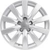 Audi 10 Spoke [A4 8K] Diamond Silver Wheel Img 1