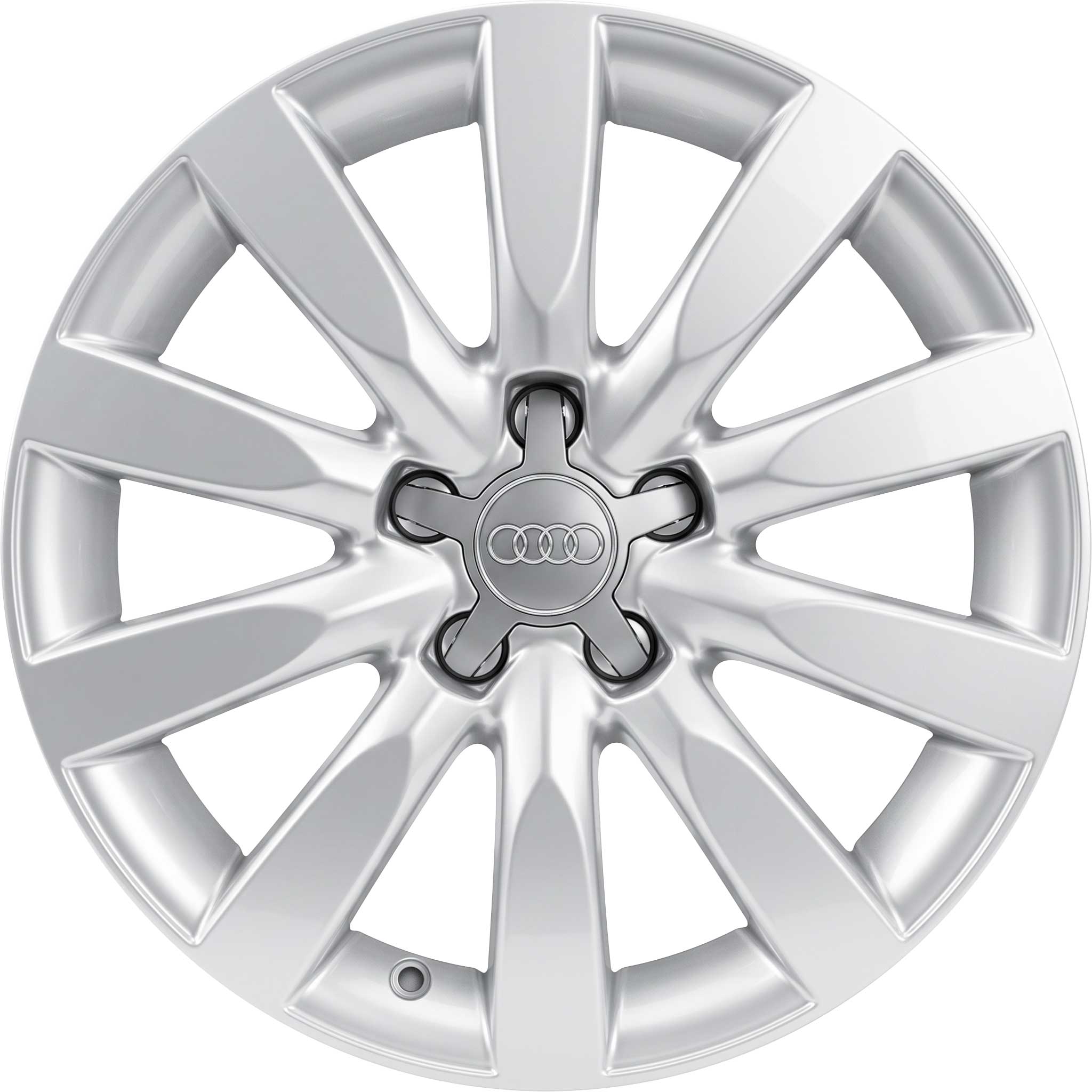 Audi 10 Spoke [A4 8K] Diamond Silver Alloy Wheel Product Image #1