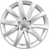 Audi 10 Spoke [A4 8K] Diamond Silver Wheel Img 1