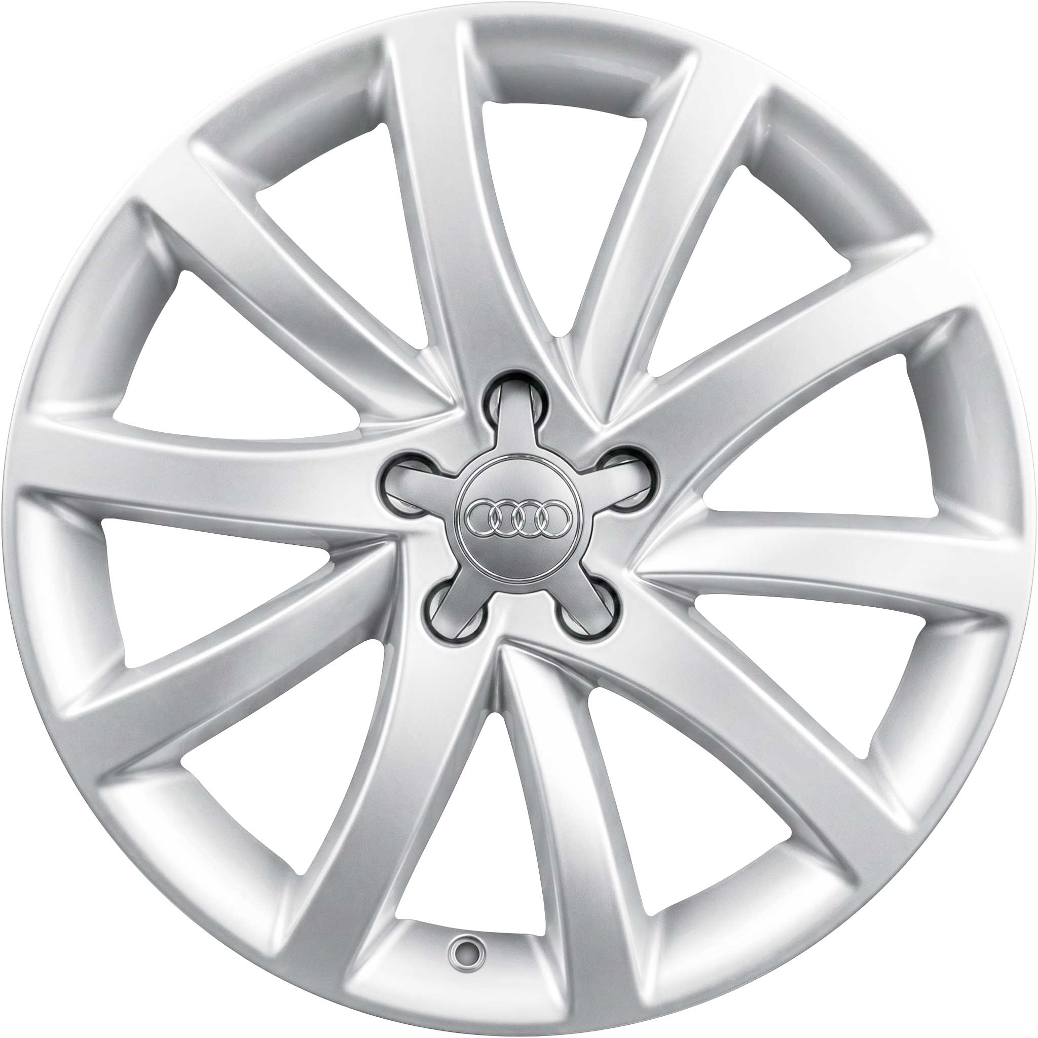 Audi 10 Spoke [A4 8K] Diamond Silver Alloy Wheel Product Image #1