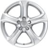 Audi 5 Spoke [A4 8K] Diamond Silver Wheel Img 1