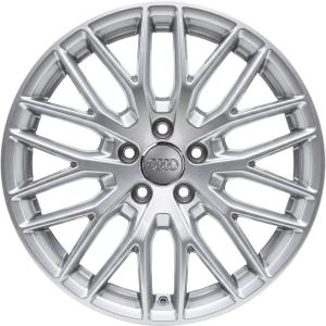 Silver Audi 10 Y Spoke alloy wheel