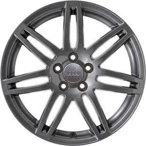 20" Audi 7 Double Spoke Silver Grey Painted alloy wheel