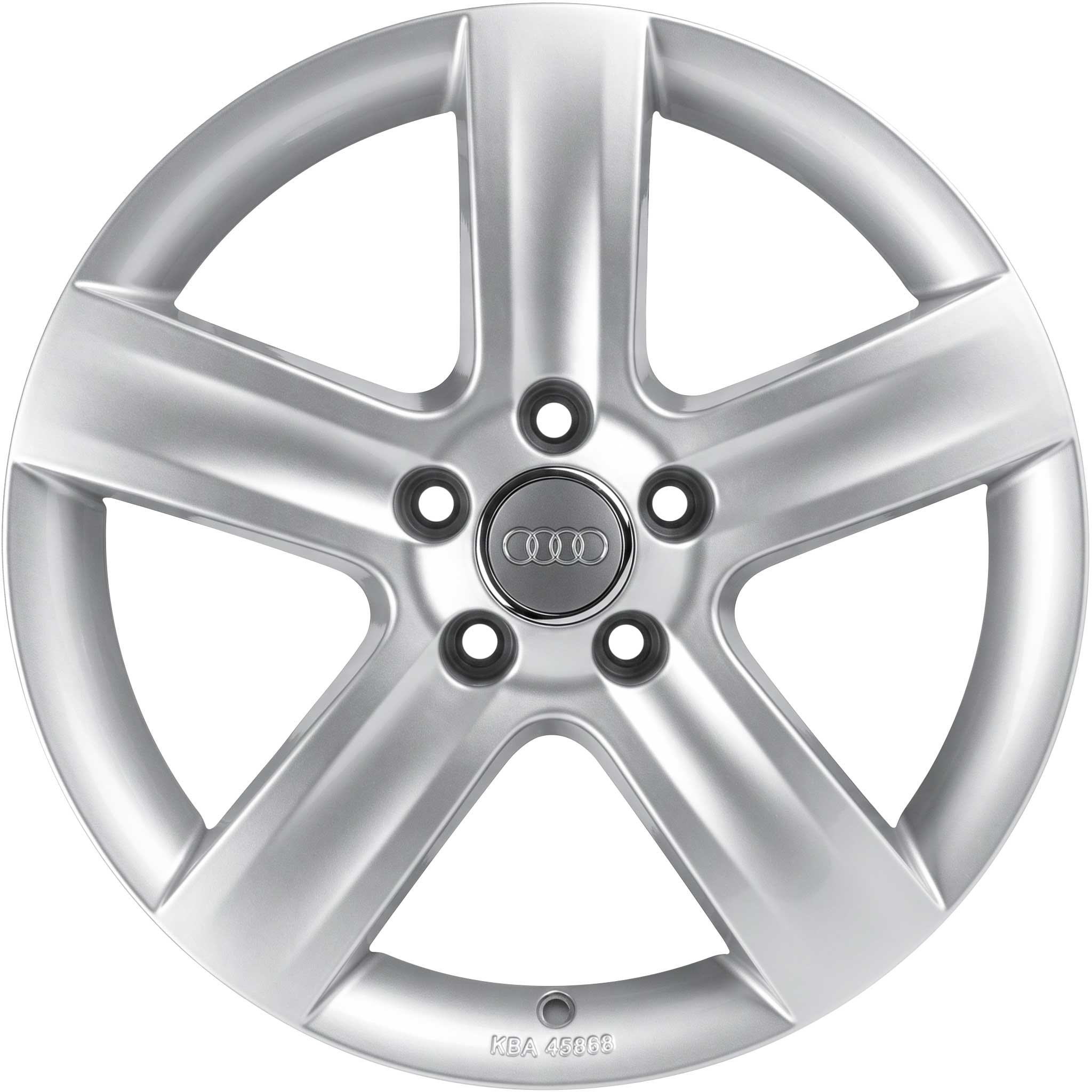 Audi Caressa Silver Grey Painted Alloy Wheel Product Image #1