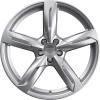 Audi 5 Spoke Design Silver Grey Painted Wheel Img 1